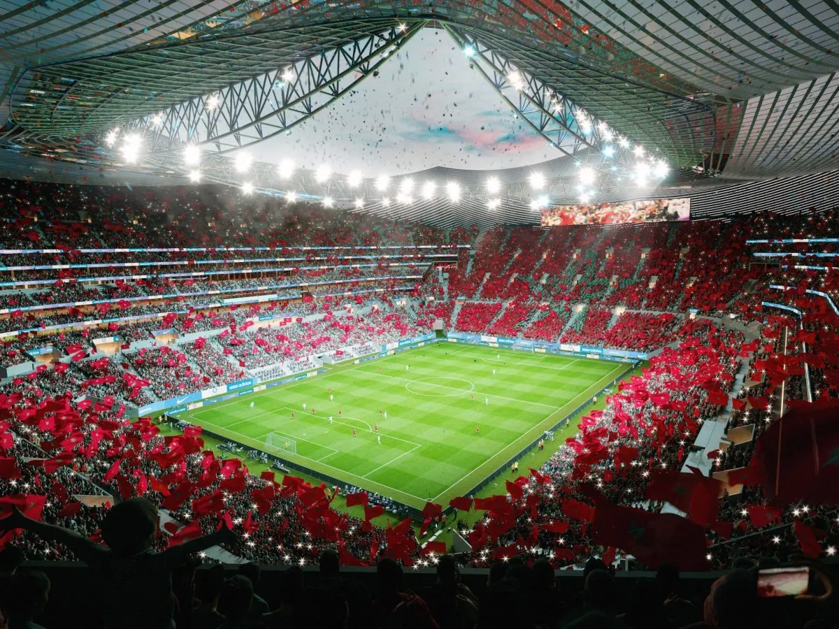 LE GRAND STADE HASSAN II :  le nouveau géant du football mondial au cœur du Maroc